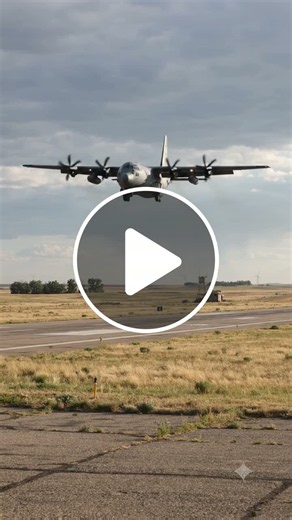 C-130J Super Hercules Emergency Landing During a Prairie Storm 🌩️✈️😱 #C130J #SuperHercules #EmergencyLanding #MilitaryAviation #FlightChronicles - NewsBreak
