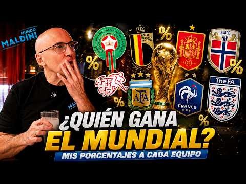 FRANCIA, ESPAÑA, ARGENTINA, INGLATERRA... ¿QUIÉN GANA EL MUNDIAL? MIS PORCENTAJES A CADA SELECCIÓN