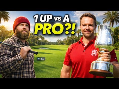 I Played a Pro Golfer (1 Tee Up) | LIVE