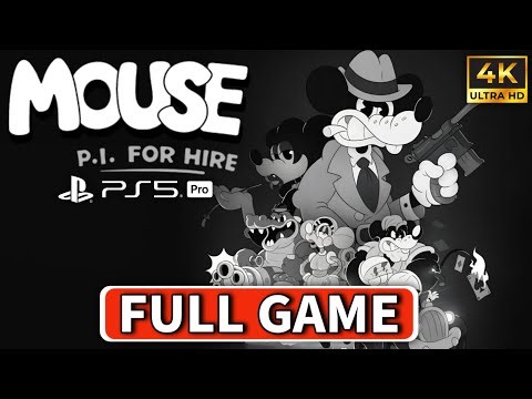 Mouse P.I. For Hire Gameplay Walkthrough FULL GAME - No Commentary [4k60FPS]