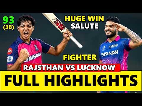 Rajasthan Royals vs Lucknow Super Giants IPL Full Match Highlights 2026