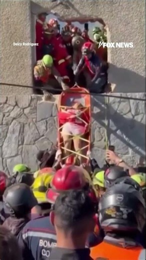 Rescuers pull survivor from building DAYS after Venezuela earthquakes #shorts #news #world