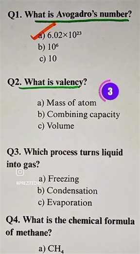 CHEMISTRY QUIZ