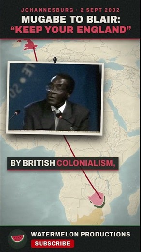Robert Mugabe to Tony Blair: 'Keep Your England' (2002)