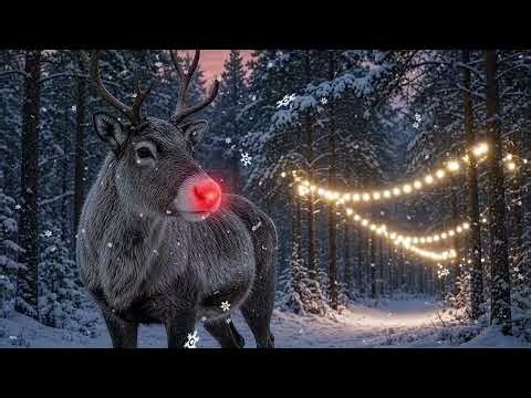 The Cadillacs - Rudolph The Red Nosed Reindeer (Festive Visualizer)