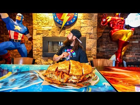 THIS CHALLENGE HAS BEEN FAILED 7,290 TIMES…THEY CALL IT THE 'PIZZASAURUS REX'! | BeardMeatsFood