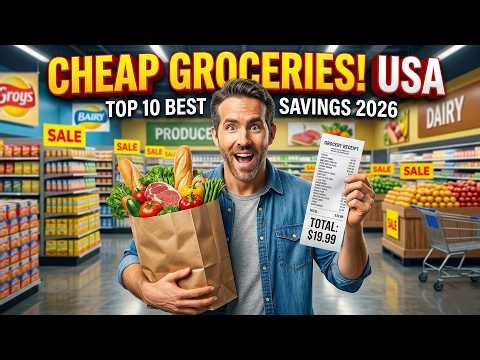 Top 10 Cheapest Grocery Stores in USA | Budget Shopping List