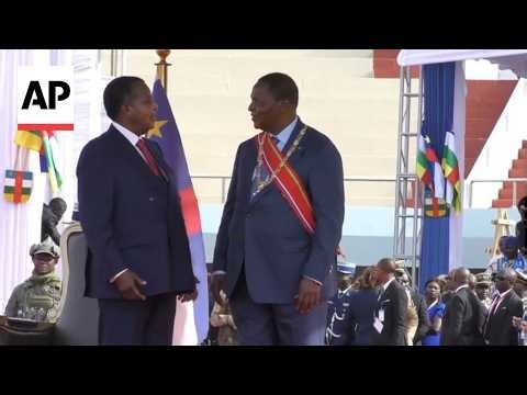 Central African Republic President is sworn in for a third term