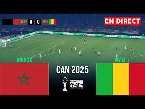 MAROC vs MALI - Coupe d'Afrique des Nations 2025 Match aujourd'hui | PES
