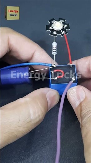 12V LED blinking using a relay