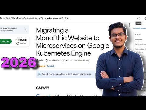 Migrating a Monolithic Website to Microservices on Google Kubernetes Engine Lab Solution