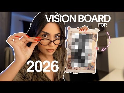 Ich zeige dir mein Vision Board 2026 und erkläre dir genau, warum #TUTORIAL