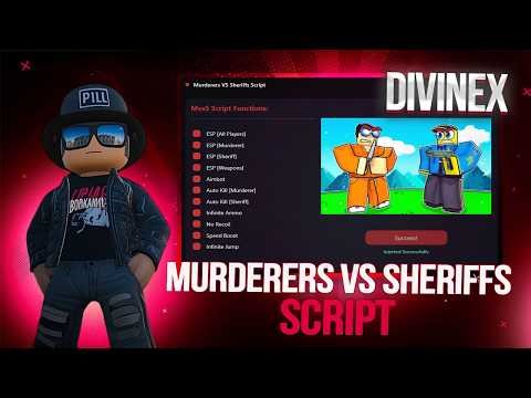 Murderers VS Sheriffs Duels Script NO KEY – Aimbot, ESP, Fly & More! ios/android/pc