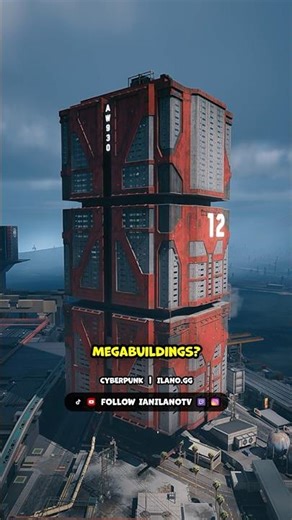 Why Megabuildings Exist in Cyberpunk 🫨🏢 #Cyberpunk #Shorts