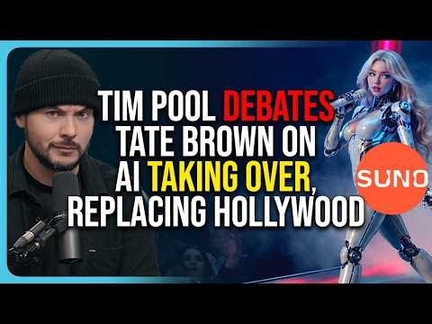 Tim Pool DEBATES Tate Brown On AI TAKING OVER, Replacing Hollywood