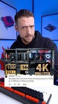 How Much a 1080p, 1440p, and 4K Gaming PC Costs Now