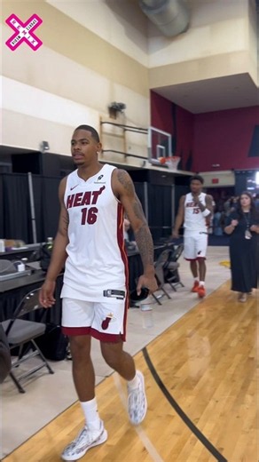 Keshad Johnson & Myron Gardner Walk Through Miami HEAT Media Day 🔥🏀