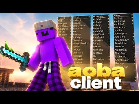 Best 26.3+ Hack Client FREE! Minecraft Java 1.21.11 & 26.2+ – Aoba Client (2026) | Best Hack Client