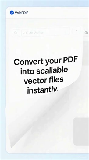 How to Convert PDF to Vector Online Free | VelaPDF PDF to Vector Tool