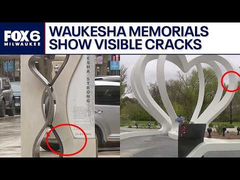Waukesha Christmas parade attack memorials show cracks | FOX6 News Milwaukee