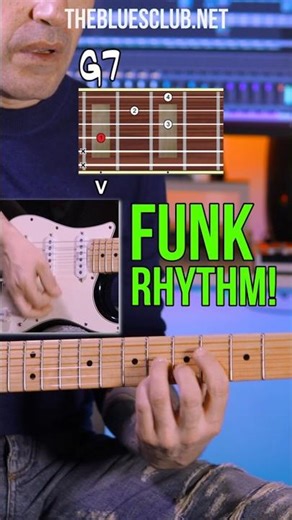 Check out this FUNK BLUES GROOVE in G! // WBR 007 #shorts