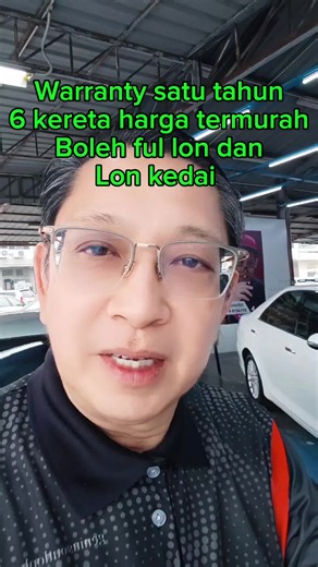 6 kereta harga termurah boleh ful lon dan lon kedai. Warranty satu tahun. Sila cal atau whasapi Kent 0124030082 atau Jef 0167936300 dapat lebih details dan lain info. Tengok kereta tempat Johor Jaya Autocity Pdt 52709 Jalan Rosmerah 2 /2 TAMAN JOHOR JAYA 81100 JOHOR BAHRU Johor. #keretaterpakai #malaysia #johor #fyp #usedcar