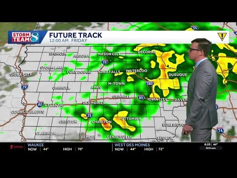 Iowa weather: Very strong winds bring warmer temperatures and more rain chances