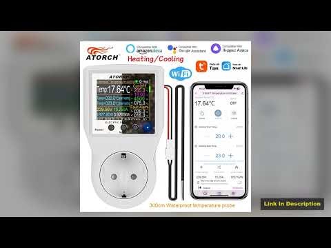 16A Tuya WIFI Smart Thermostat Socket Outlet Plug Remote Temperature Controller Timer Switch