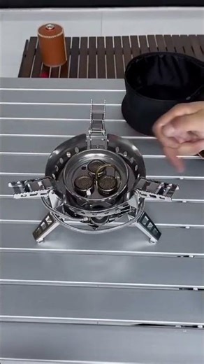 Easy cooking while camping outdoors. ✅ Portable Camping Foldable Gas Stove ( # 3045 )