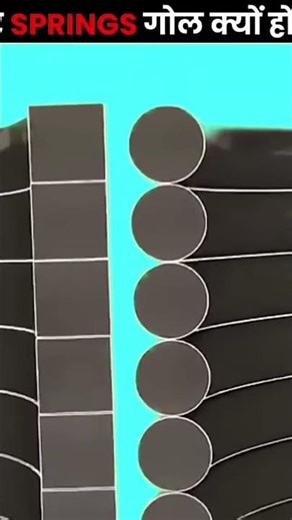 Why spring are square shape