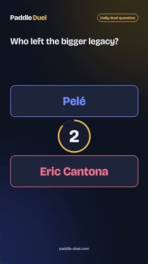 Who left the bigger legacy: Pelé or Eric Cantona? #Shorts