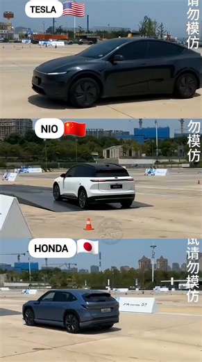 INSANE SUSPENSION TEST! 😱 Tesla vs NIO vs Honda 🔥
