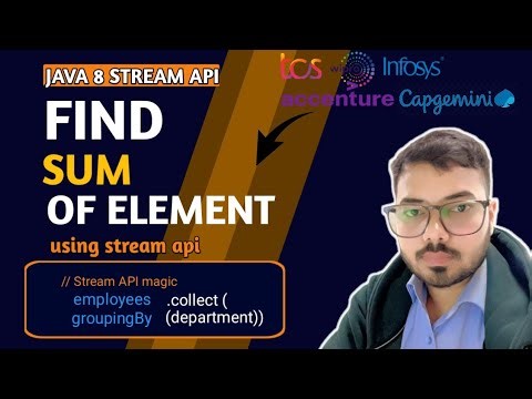 Find Sum of Elements in a List using Java Stream API | Java 8 Stream Interview Question