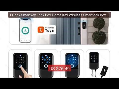 TTlock Smartkey Lock Box Home Key Wireless Smartlock Box Elec... — Amazing Value 2026 | Must Have!