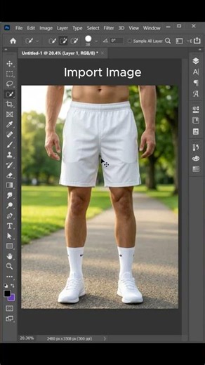 How to Create a Super Pattern Design on Shorts in Photoshop