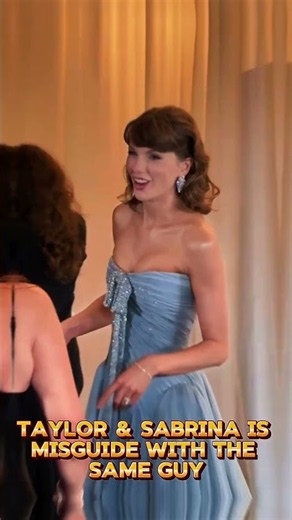 Taylor Swift and Sabrina Carpenter caught in the same moment #shorts #taylorswift