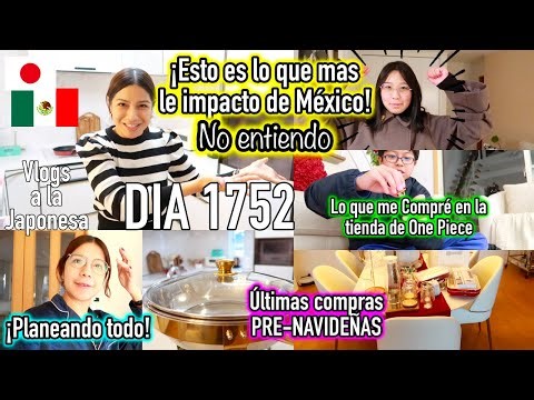 ¡Lo que mas le SORPRENDIÓ de MÉXICO! 😂 + Últimas Compras PRE-NAVIDEÑAS JAPÓN - Ruthi San ♡ 18-12-25