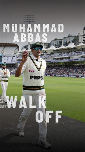 A special moment for Pakistan and Muhammad Abbas