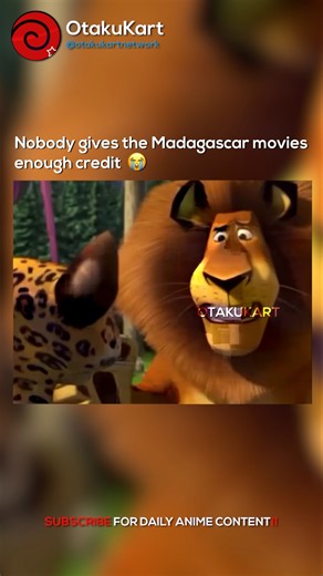 Nobody gives the Madagascar movies enough credit 😭 #cartoon #shorts