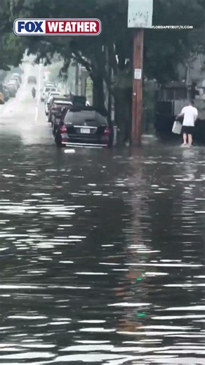 Neighborhood in Queens, NY Flooded After Heavy Rain and Severe Weather