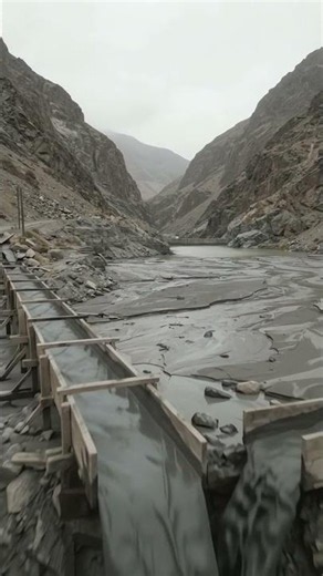 Barahona No. 2 Dam Failure Simulation | Chile, 1936 🇨🇱｜Tailings Deposition／Downstream-Raised Dam｜4K