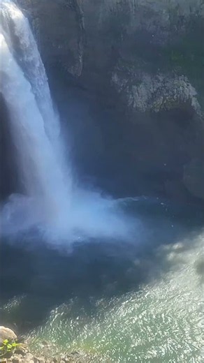 Snoqualmie Falls Plunges 268 Feet Through the Mist