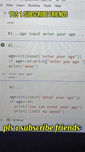 simple python #programming code #practice