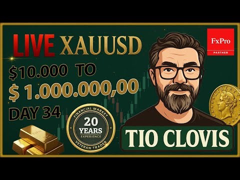 10k to 1M LIVE: The Hard Truth About Gold Trading | Day 34