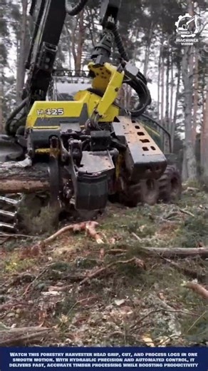 Smart Forestry Harvester Head Innovation for automated delimbing and precision log cutting