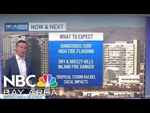 Rob's forecast: dangerous surf, dry & breezy hills