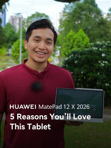 5 Reasons You’ll Love The HUAWEI MatePad 12 X 2026 From PC-level WPS to PaperMatte display, this tablet has you all covered! #HUAWEI #HUAWEIMY #HUAWEIMatePad12X #BeyondAir #HUAWEIMPencilPro