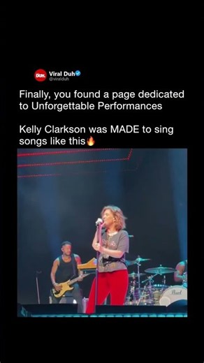 Kelly Clarkson makes “Your Love” sound completely effortless here. The control, 🥺❤️