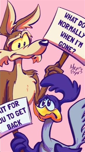 Road Runner MISSES HIS COYOTE?!! #coyotevsacme #wileecoyote #looneytunes #looneytunescartoons #comic