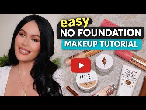 easy no makeup makeup look I natural makeup tutorial without foundation | it cosmetic do it all balm